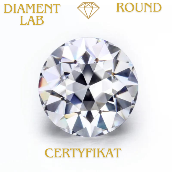 Diament Lab Certyfikat 0,70ct / D / VVS2 Certyfikat