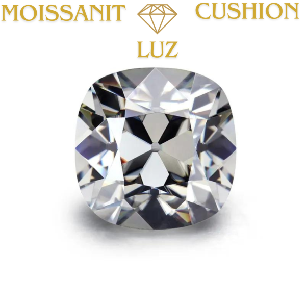 Moissanit LUZ 3,0 - 4,0 mm / Cushion / DEF / VS