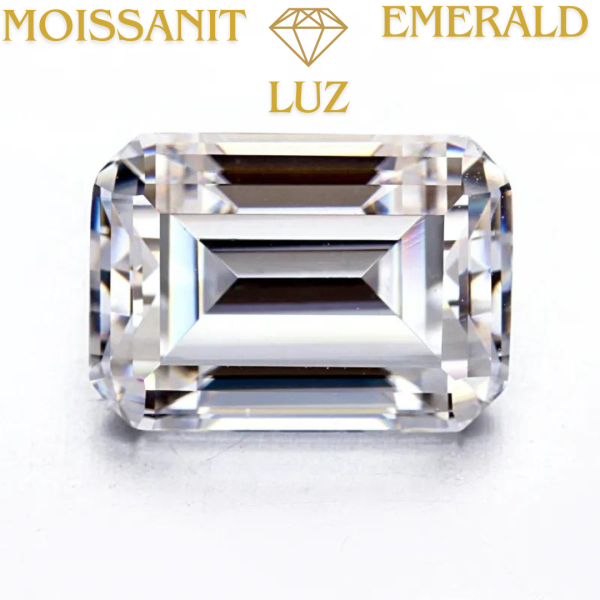 Moissanit LUZ 3,0 - 4,0 mm / Emerald / DEF / VS