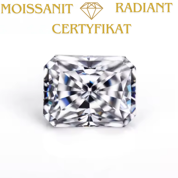 Moissanit Certyfikat 4,0 - 9,0 mm / Radiant / DEF / VS