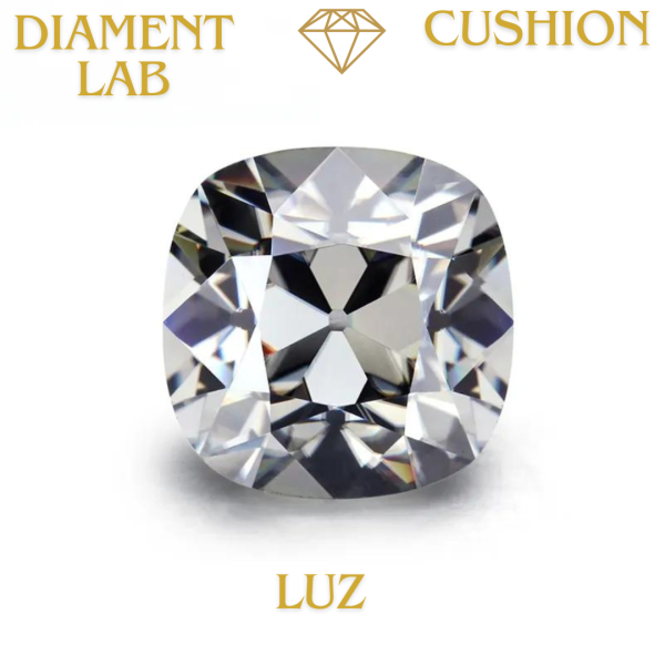 Diament Lab Cushion 0,50ct / G / VS1 Luz